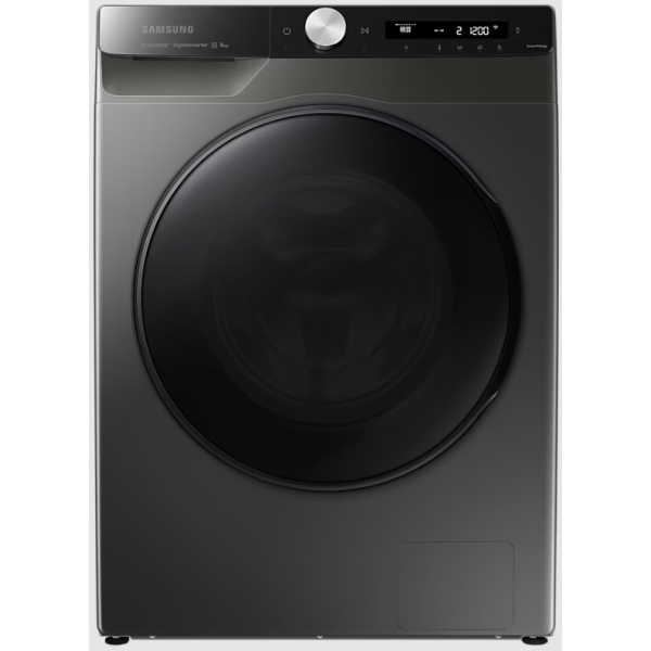 SAMSUNG 三星 WW80AG6L28BXSH 8KG Slim AI智能變頻前置式洗衣機：自動注入、泡泡淨、20年保用